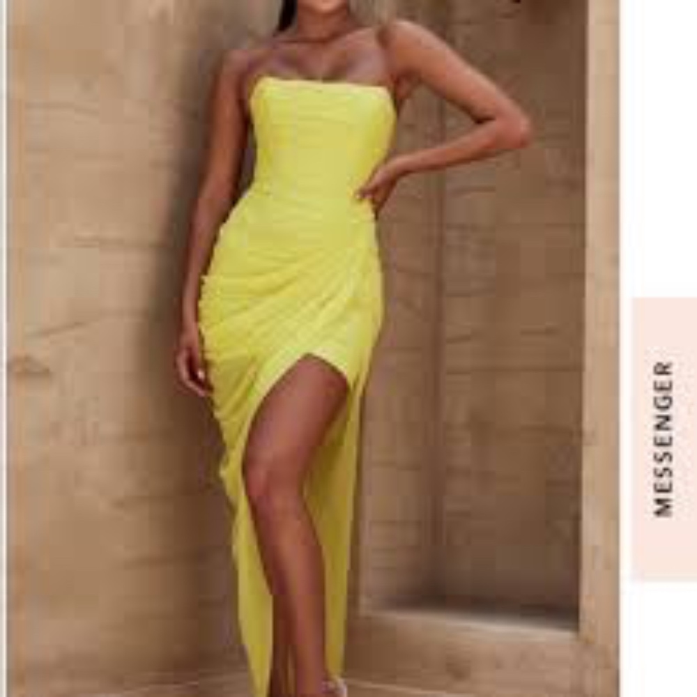 COPY - House of CB Paloma Chiffon Draped Corset Dress